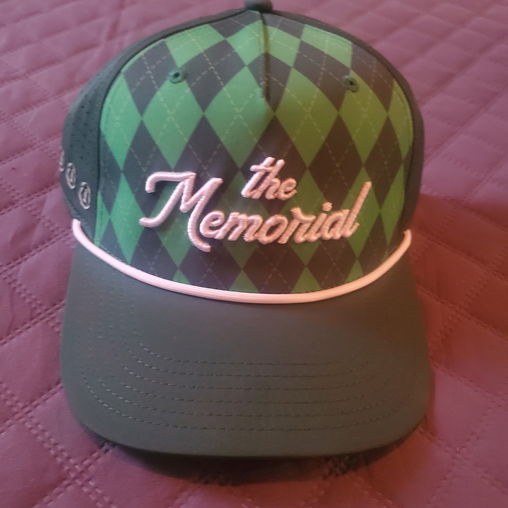 The Memorial Green Argyle Golf Hat